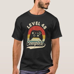 Camiseta Nivel 48 Complete el 48º Aniversario Boda para ell