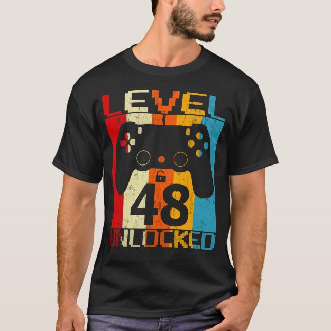 Camiseta Nivel 48 desbloqueado (Anverso)