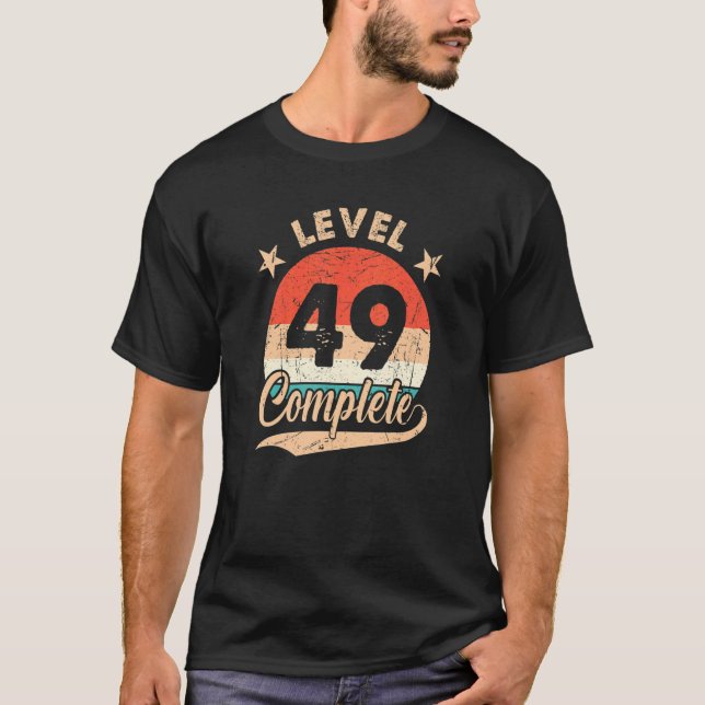 Camiseta Nivel 49 Retro Completo 49º Aniversario Boda De O (Anverso)