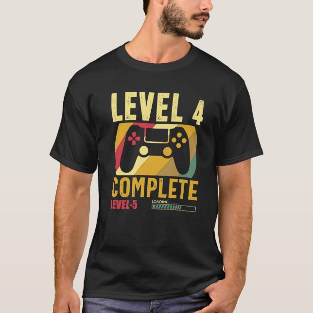 Camiseta Nivel 4 Completa Nivel 5 Cargando Cuarto Vide De C (Anverso)