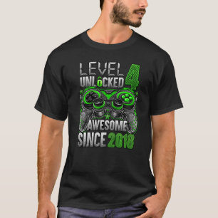 Camiseta Nivel 4 Desbloqueado increíble desde el cuarto cum