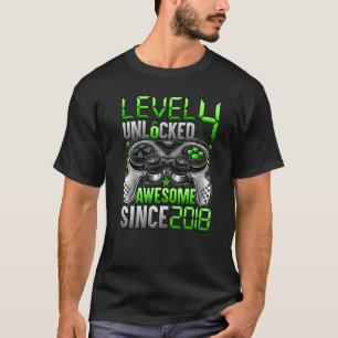 Camiseta Nivel 4 Desbloqueado increíble desde el cuarto cum