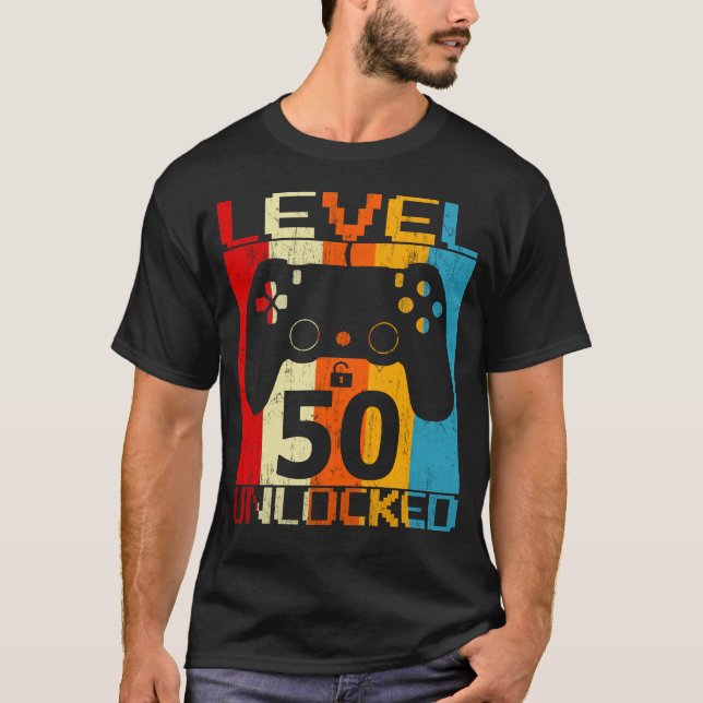 Camiseta Nivel 50 desbloqueado (Anverso)