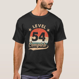 Camiseta Nivel 54 Retro Completo 54º Aniversario Del Boda D