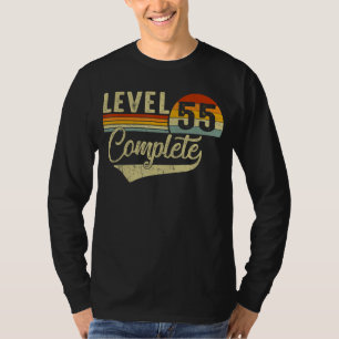 Camiseta Nivel 55 Videojugadores Retro Completos Pareja 55ª