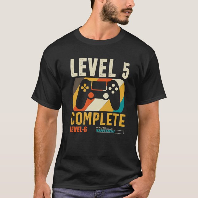 Camiseta Nivel 5 Completa Nivel 6 Cargando 5 Videodía De Cu (Anverso)