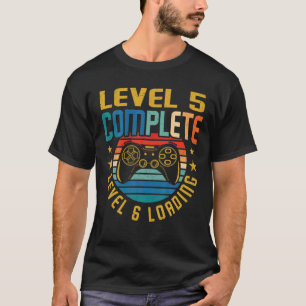 Camiseta Nivel 5 Completa Nivel 6 Cargando Vida de Cumplea