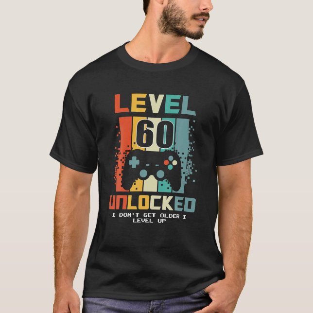 Camiseta Nivel 60 Desbloqueado No Obtengo Más Anciano I Niv (Anverso)