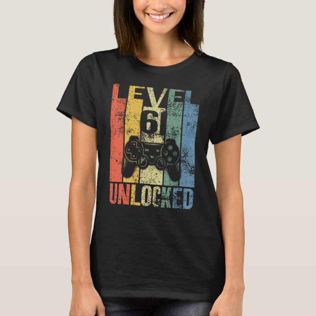 Camiseta Nivel 61 Desbloqueado 61º Cumpleaños Para Los Vide (Anverso)
