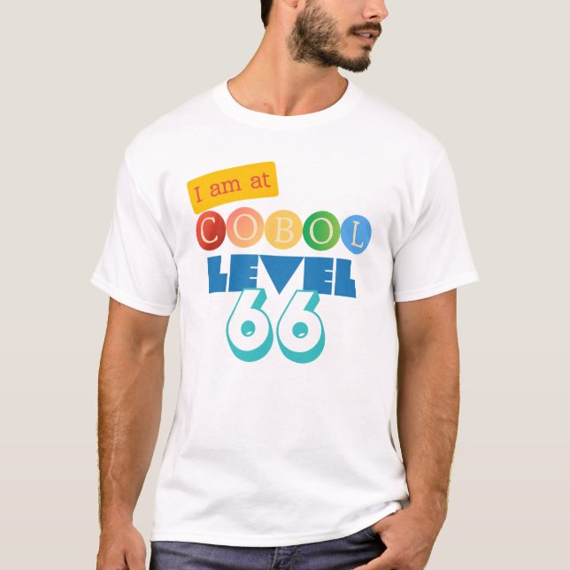 Camiseta Nivel 66 de programación Cobol (Anverso)