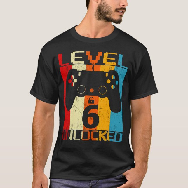 Camiseta Nivel 6 desbloqueado (Anverso)