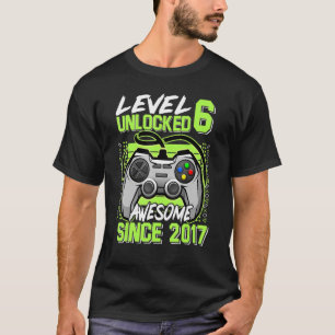 Camiseta Nivel 6 Desbloqueado Impresionante Desde 2017 Juga
