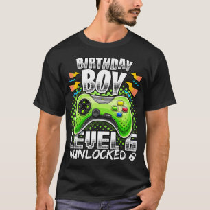 Camiseta Nivel 6 Juego de Video Desbloqueado 6Aniversario G