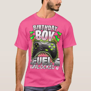 Camiseta Nivel 6 Videojuego desbloqueado 6º regalo de cumpl