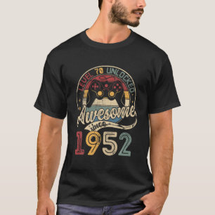 Camiseta Nivel 70 Desbloqueado Impresionante Desde 1952 70º