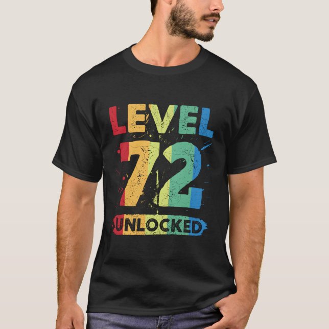 Camiseta Nivel 72 Desbloqueado 72º (Anverso)