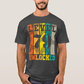 Camiseta Nivel 79 Desbloqueado Cumpleaños 79 Jugando Juegos