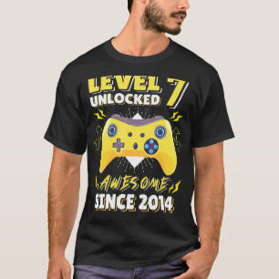 Camiseta Nivel 7 Desbloqueado Impresionante Video Game 2014