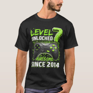 Camiseta Nivel 7 Desbloqueado Impresionante Video Game 2014