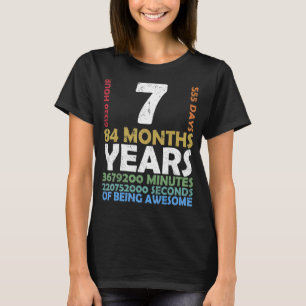 Camiseta Nivel 7 Juego de Video Desbloqueado 7 Ret de fiest