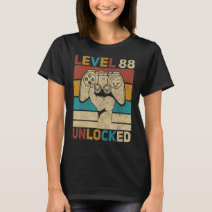 Camiseta Nivel 88 Desbloqueado Jugador de 88 años de edad 8