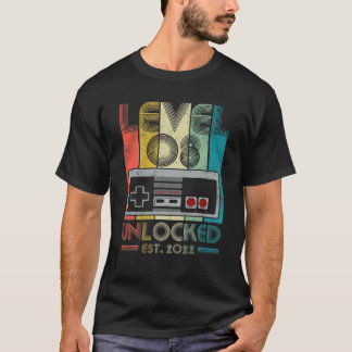 Camiseta Nivel 8 Desbloqueado Este. 2022 Vintage 8º Cumplea