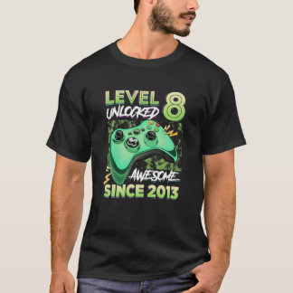 Camiseta Nivel 8 Desbloqueado Impresionante Desde 2013 Octa