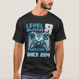 Camiseta Nivel 8 Desbloqueado Impresionante Video Game 2014
