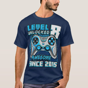 Camiseta Nivel 8 Desbloqueado Impresionante Video Game 2015
