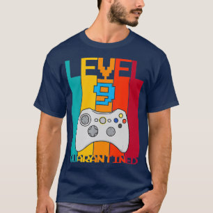 Camiseta Nivel 9 Cuarentena 9 Video Gamer Cuarantine bir bi