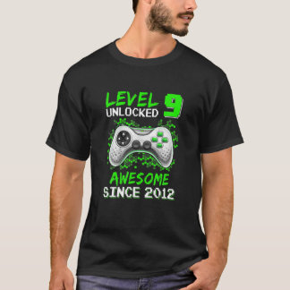Camiseta Nivel 9 Desbloqueado Impresionante Video Juego 201