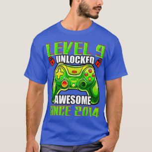 Camiseta Nivel 9 Desbloqueados Impresionante videojuego 201