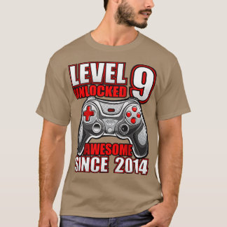 Camiseta Nivel 9 Desbloqueados Impresionante videojuego 201