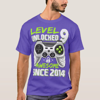Camiseta Nivel 9 Desbloqueados Impresionante videojuego 201