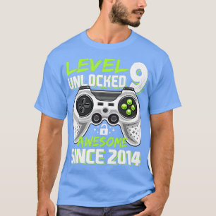 Camiseta Nivel 9 Desbloqueados Impresionante videojuego 201