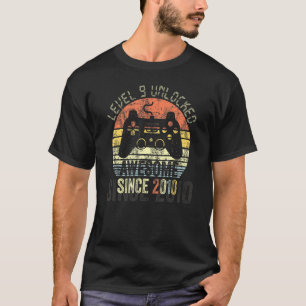 Camiseta Nivel 9 Desbloqueados Noveno Años de Videojugador