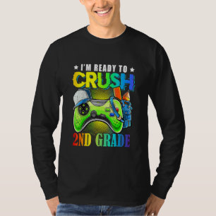 Camiseta Nivel de 2do Grado Desbloqueado Juego En 2do Grado