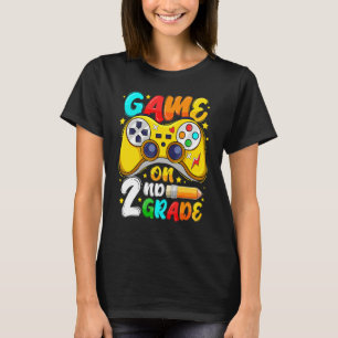 Camiseta Nivel de 2do Grado Desbloqueado Juego En 2do Grado
