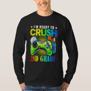 Camiseta Nivel de 2do Grado Desbloqueado Juego En 2do Grado