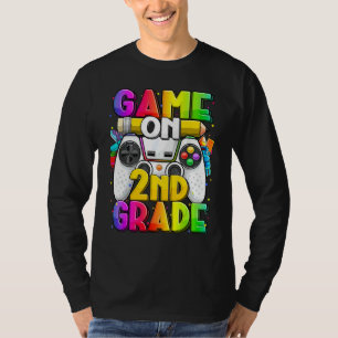 Camiseta Nivel de 2do Grado Desbloqueado Juego En 2do Grado