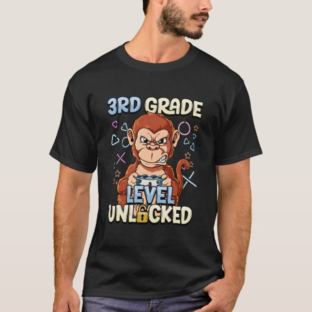 Camiseta Nivel De 3er Grado Desbloqueado (Anverso)