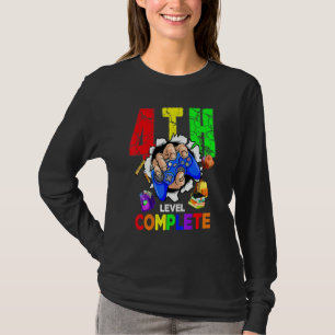 Camiseta Nivel de 4to Grado Completo Graduación Último Día 