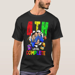 Camiseta Nivel de 4to Grado Graduación Completa Último Día 