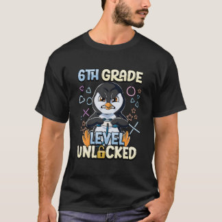 Camiseta Nivel de 6º Grado Desbloqueado