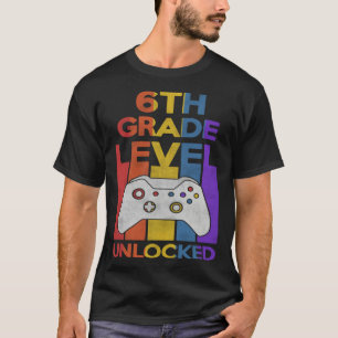 Camiseta Nivel de 6º grado desbloqueado Videojugador de vue