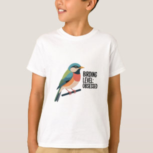 Camiseta Nivel de Aves: Obsesionados - Coloridos controles