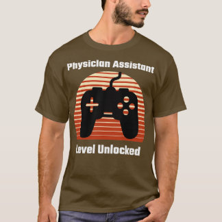 Camiseta Nivel de ayudante de médico Nivel de regalo sin bl