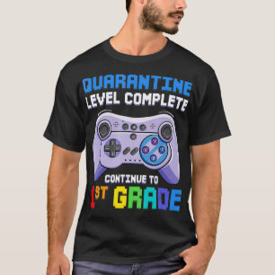 Camiseta Nivel de cuarentena completado 1º grado de vuelta