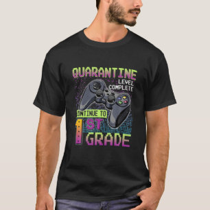 Camiseta Nivel De Cuarentena Completado De Nuevo A La Escue