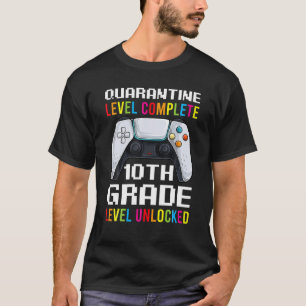 Camiseta Nivel de cuarentena completado S, décimo grado de